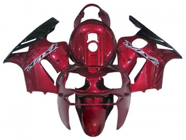 2000-2001 Candy Red Black White Kawasaki ZX12R Motorcycle Fairings Canada