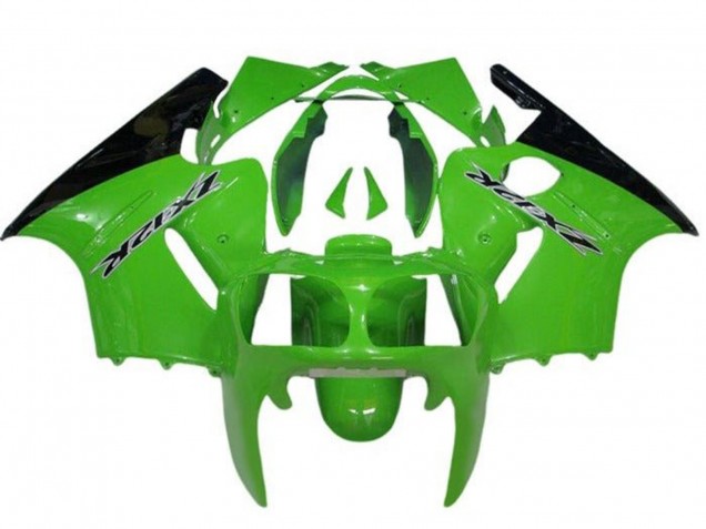 2000-2001 Green Black Kawasaki ZX12R Motorcycle Fairings Canada