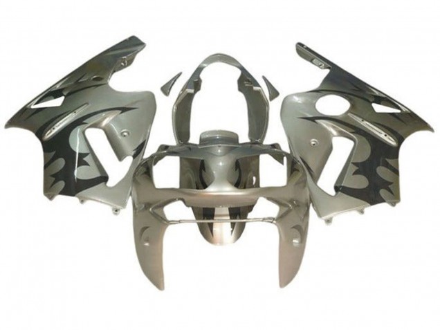 2000-2001 Silver Black Tribal Kawasaki ZX12R Motorcycle Fairings Canada