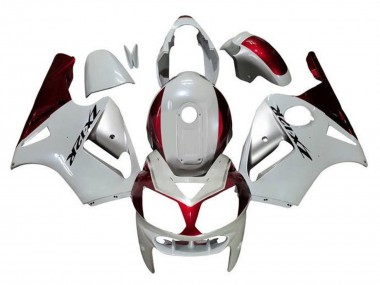 2000-2001 White Silver Red Black Kawasaki ZX12R Motorcycle Fairings Canada