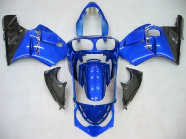 2002-2006 Blue Glossy Black Kawasaki ZX12R Motorcycle Fairing Canada