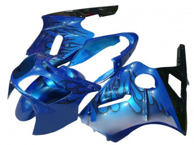 2002-2006 Blue Flame Black Kawasaki ZX12R Motorcycle Fairings Canada