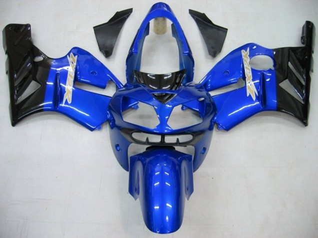 2002-2006 Blue Glossy Black Kawasaki ZX12R Motorcycle Fairings Canada