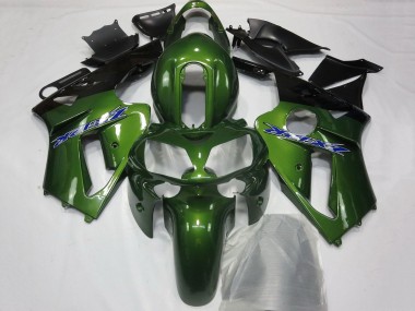 2002-2006 Dark Green Black Blue Kawasaki ZX12R Motorcycle Fairings Canada