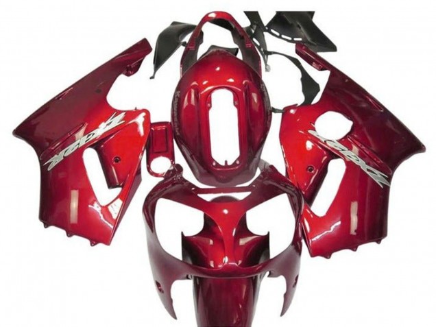 2002-2006 Cnady Red Kawasaki ZX12R Motorcycle Fairings Canada