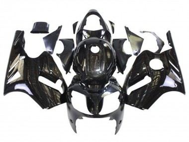 2002-2006 Glossy Black Kawasaki ZX12R Motorcycle Fairings Canada