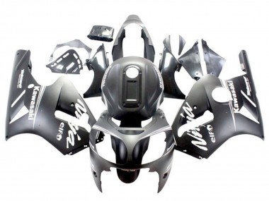 2002-2006 Matte Black White Kawasaki ZX12R Motorcycle Fairings Canada