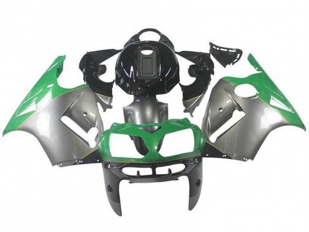 2002-2006 Silver Green Black Kawasaki ZX12R Motorcycle Fairings Canada