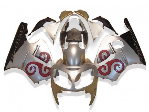 2002-2006 Silver Red Black Kawasaki ZX12R Motorcycle Fairings Canada