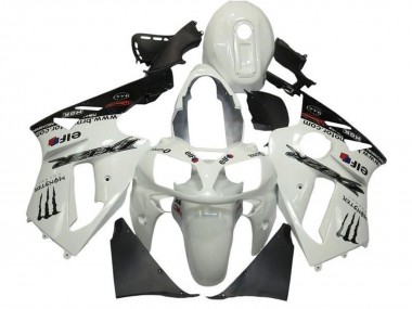 2002-2006 Pearl White Black Elf Monster Kawasaki ZX12R Motorcycle Fairings Canada