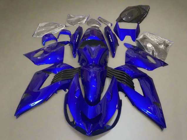 2006-2011 Blue Kawasaki ZX14R ZZR1400 Motorcycle Fairing Kits Canada