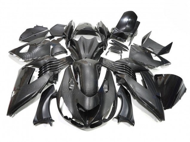 2006-2011 Faux Carbon Fiber Kawasaki ZX14R ZZR1400 Motorcycle Fairings Canada