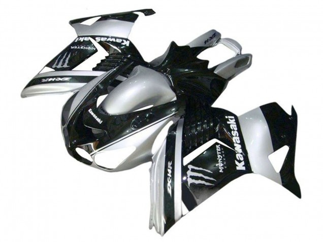 2006-2011 Silver Black Monster Kawasaki ZX14R ZZR1400 Motorcycle Fairings Canada