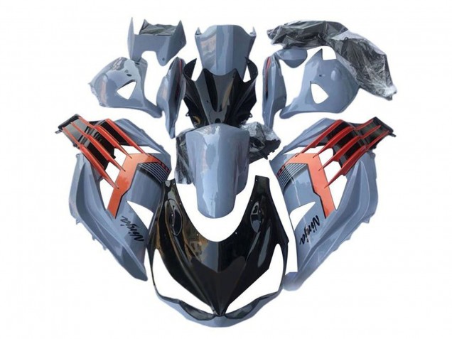 2012-2024 Light Blue Orange Black Kawasaki ZX14R ZZR1400 Motorcycle Fairings Canada