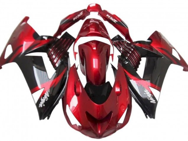 2012-2024 Red Glossy Black White Ninja Kawasaki ZX14R ZZR1400 Motorcycle Fairings Canada