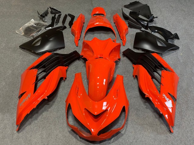 2012-2024 Red Matte Black Kawasaki ZX14R ZZR1400 Motorcycle Fairings Canada