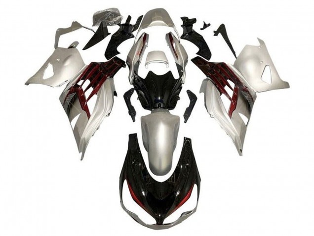 2012-2024 Silver Glossy Black Red Kawasaki ZX14R ZZR1400 Motorcycle Fairings Canada