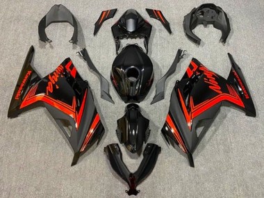 2013-2024 Glossy Black Matte Black Red Kawasaki EX300 Motorcycle Fairings Canada