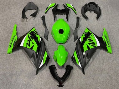 2013-2024 Green White Black Kawasaki EX300 Motorcycle Fairings Canada