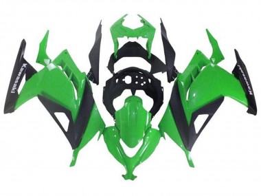 2013-2024 Green Black Kawasaki EX300 Motorcycle Fairings Canada