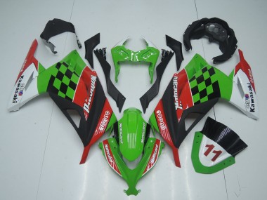 2013-2024 Green White Red Black Motocard Kawasaki EX300 Motorcycle Fairings Canada