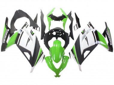 2013-2024 Green White Black Matte Black Kawasaki EX300 Motorcycle Fairings Canada