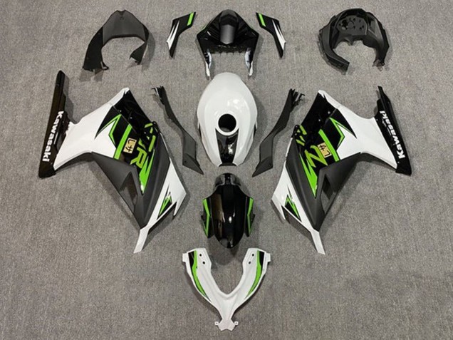 2013-2017 White Green Black Kawasaki EX300 Motorcycle Fairings Canada