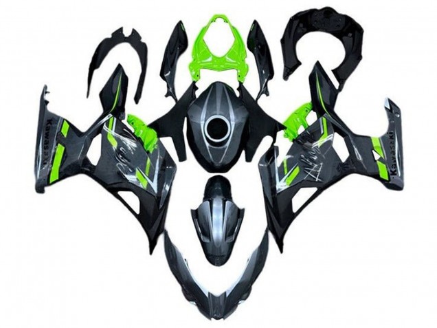 2018-2024 Green Grey Kawasaki Ninja 400 Motorcycle Fairings Canada