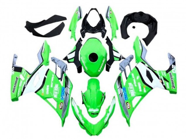 2018-2024 Green Grey Black Blue Trick Star Bridgestone Kawasaki Ninja 400 Motorcycle Fairings Canada