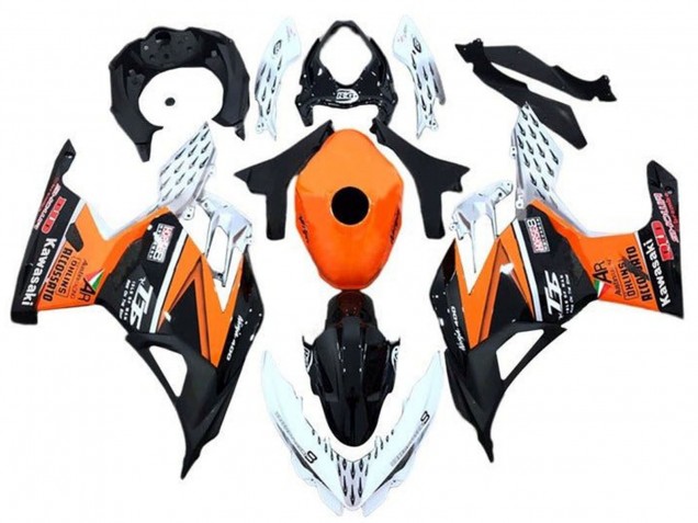 2018-2024 Orange White Black Kawasaki Ninja 400 Motorcycle Fairings Canada