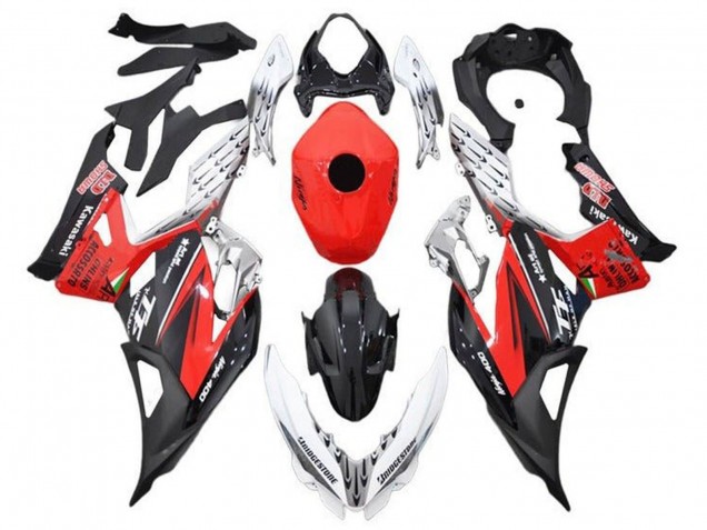 2018-2024 White Red Black Kawasaki Ninja 400 Motorcycle Fairings Canada