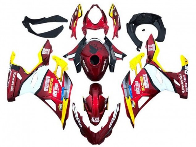 2018-2024 Red Yellow White Blue Eva Racing Kawasaki Ninja 400 Motorcycle Fairings Canada