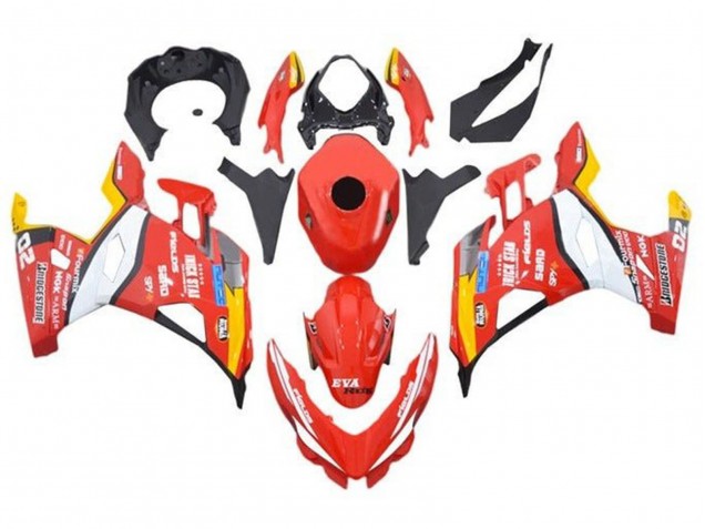 2018-2024 Red White Yellow Black Trick Star Bridgestone Kawasaki Ninja 400 Motorcycle Fairings Canada