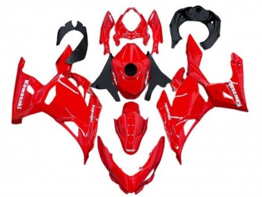 2018-2024 Red Kawasaki Ninja 400 Motorcycle Fairings Canada