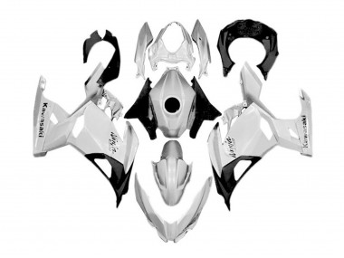 2018-2024 White Silver Black Kawasaki Ninja 400 Motorcycle Fairings Canada