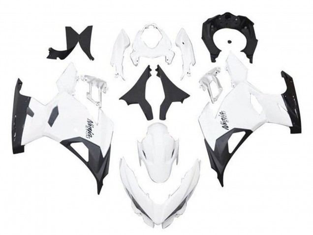 2018-2024 White Black Kawasaki Ninja 400 Motorcycle Fairings Canada