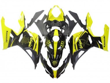 2018-2024 Yellow Black Monster Kawasaki Ninja 400 Motorcycle Fairings Canada