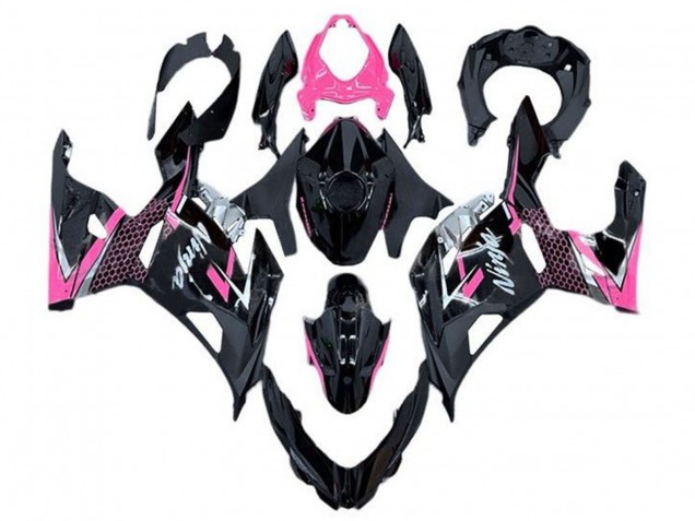 2018-2024 Glossy Black Pink White Kawasaki Ninja 400 Motorcycle Fairing Canada
