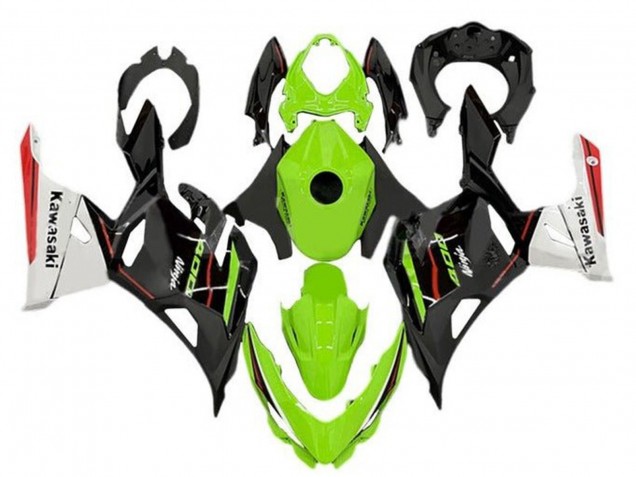 2018-2024 Green Black White Red Kawasaki Ninja 400 Motorcycle Fairings Canada