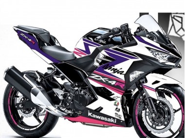 2018-2024 White Purple Pink Kawasaki Ninja 400 Motorcycle Fairings Canada