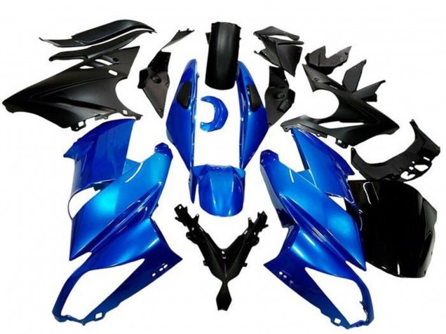 2009-2011 Blue Matte Black Kawasaki Ninja 650 EX650 Motorcycle Fairings Canada