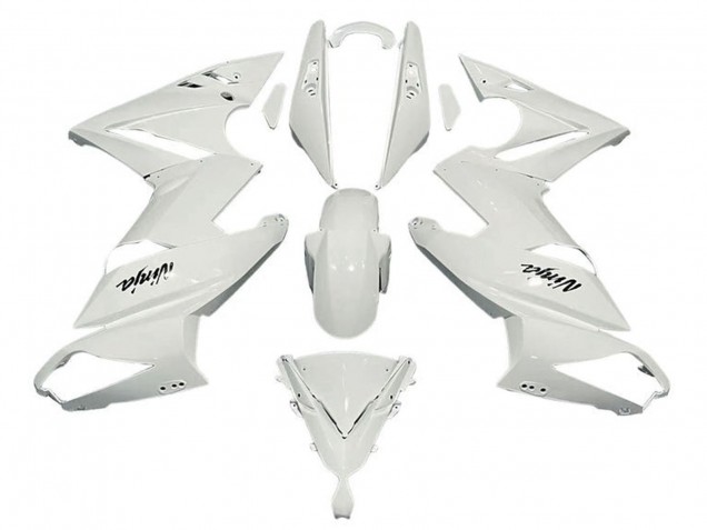 2009-2011 White Kawasaki Ninja 650 EX650 Motorcycle Fairings Canada