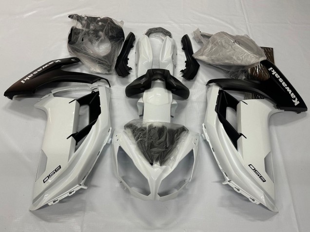 2012-2016 Pearl White Matte Black Kawasaki Ninja 650 EX650 Motorcycle Fairings Canada