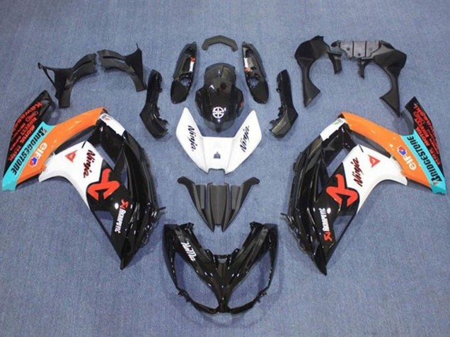 2012-2016 Glossy Black White Orange Blue Red Kawasaki Ninja 650 EX650 Motorcycle Fairings Canada