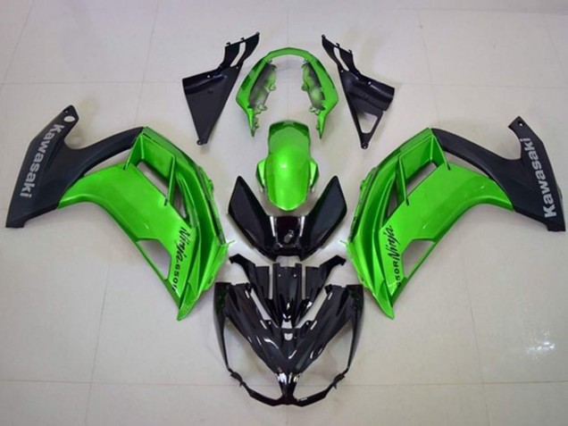2012-2016 Green Matte Black Kawasaki Ninja 650 EX650 Motorcycle Fairings Canada