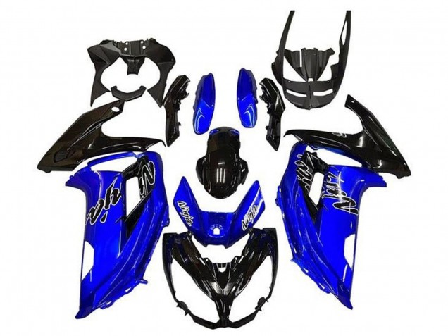 2012-2016 Blue Glossy Black Kawasaki Ninja 650 EX650 Motorcycle Fairings Canada