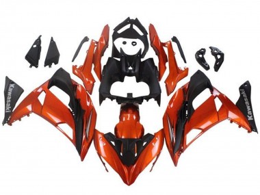 2017-2019 Orange Matte Black Kawasaki Ninja 650 EX650 Motorcycle Fairings Canada