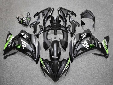2017-2019 Matte Black Green White Monster Kawasaki Ninja 650 EX650 Motorcycle Fairings Canada