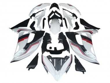 2017-2019 White Red Black Stripe Kawasaki Ninja 650 EX650 Motorcycle Fairings Canada