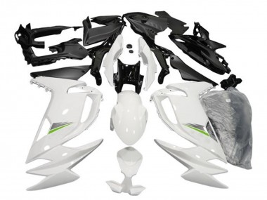 2020-2025 Glossy White Green Kawasaki Ninja 650 EX650 Motorcycle Fairings Canada